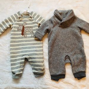 0-3 month sweater rompers